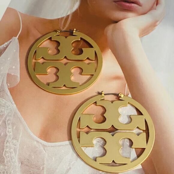 Gold Statement Earrings - Picture 4 of 6